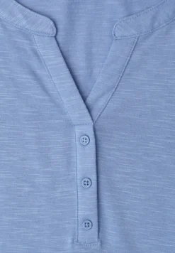 Dropped Shoulder Shirt mit Split Neck