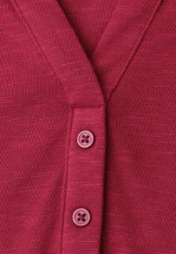 Dropped Shoulder Shirt mit Split Neck
