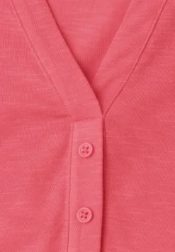 Dropped Shoulder Shirt mit Split Neck