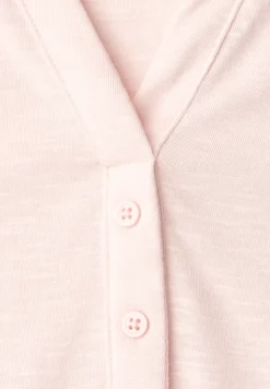 Dropped Shoulder Shirt mit Split Neck