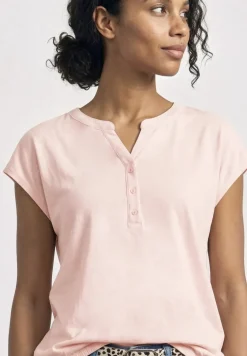 Dropped Shoulder Shirt mit Split Neck