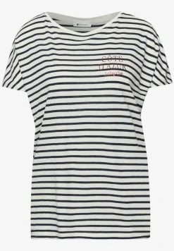 Dropped Shoulder Shirt mit Streifen