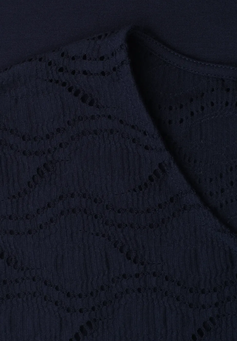 Dropped Shoulder Shirt mit Strukturmix