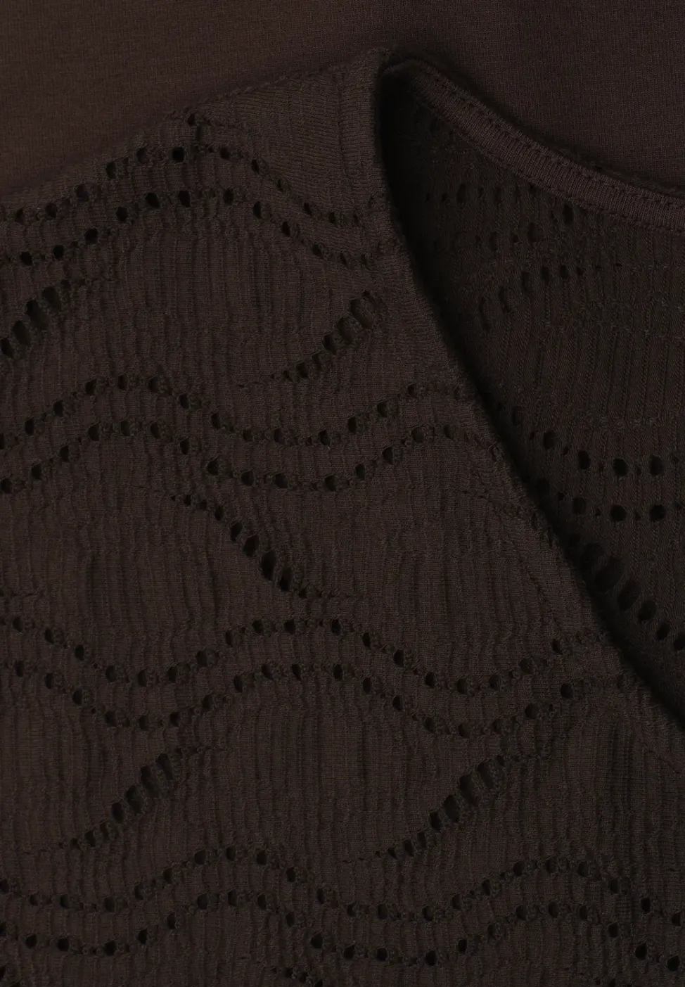 Dropped Shoulder Shirt mit Strukturmix