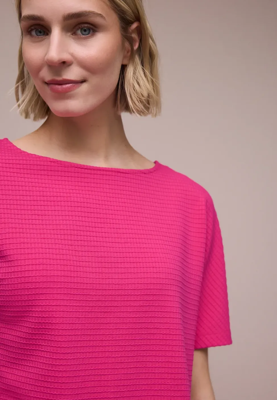Dropped Shoulder Shirt mit Struktur