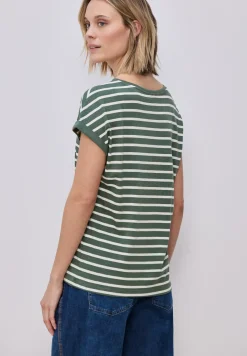 Dropped Shoulder Shirt mit Streifen