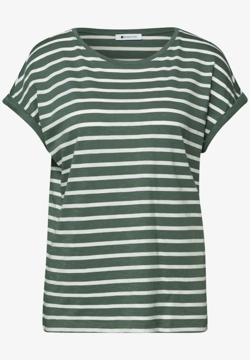 Dropped Shoulder Shirt mit Streifen