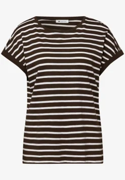 Dropped Shoulder Shirt mit Streifen