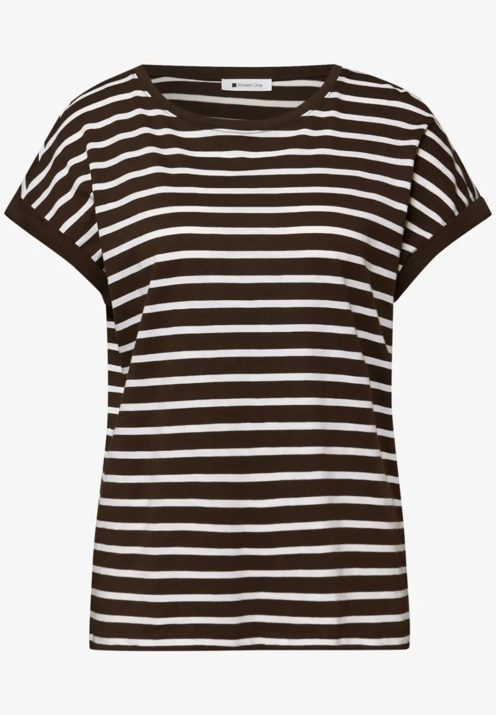 Dropped Shoulder Shirt mit Streifen