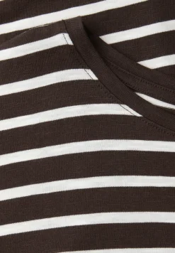 Dropped Shoulder Shirt mit Streifen