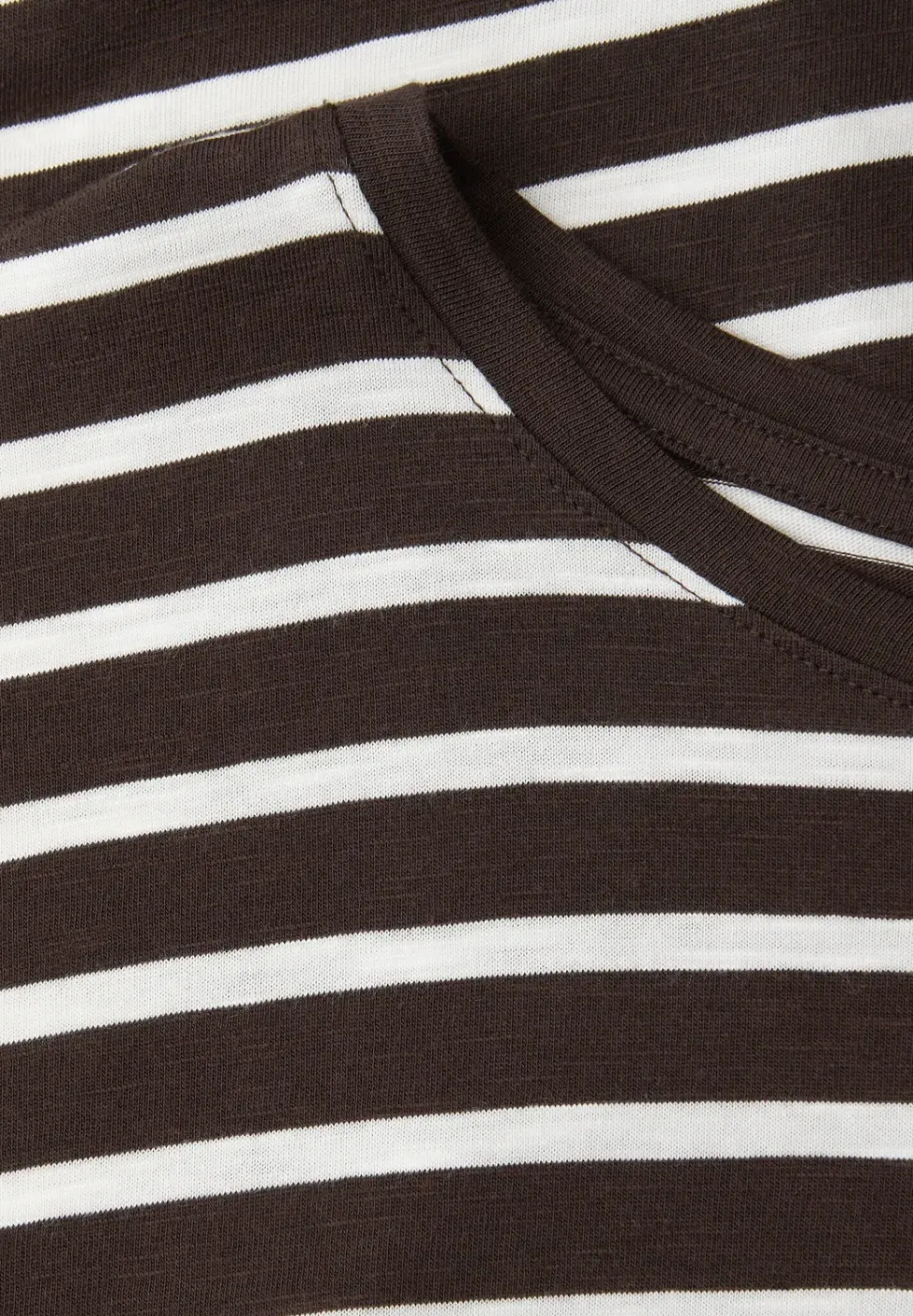 Dropped Shoulder Shirt mit Streifen