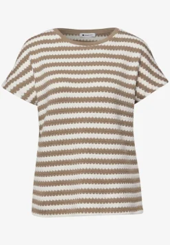 Dropped Shoulder Shirt mit Streifen