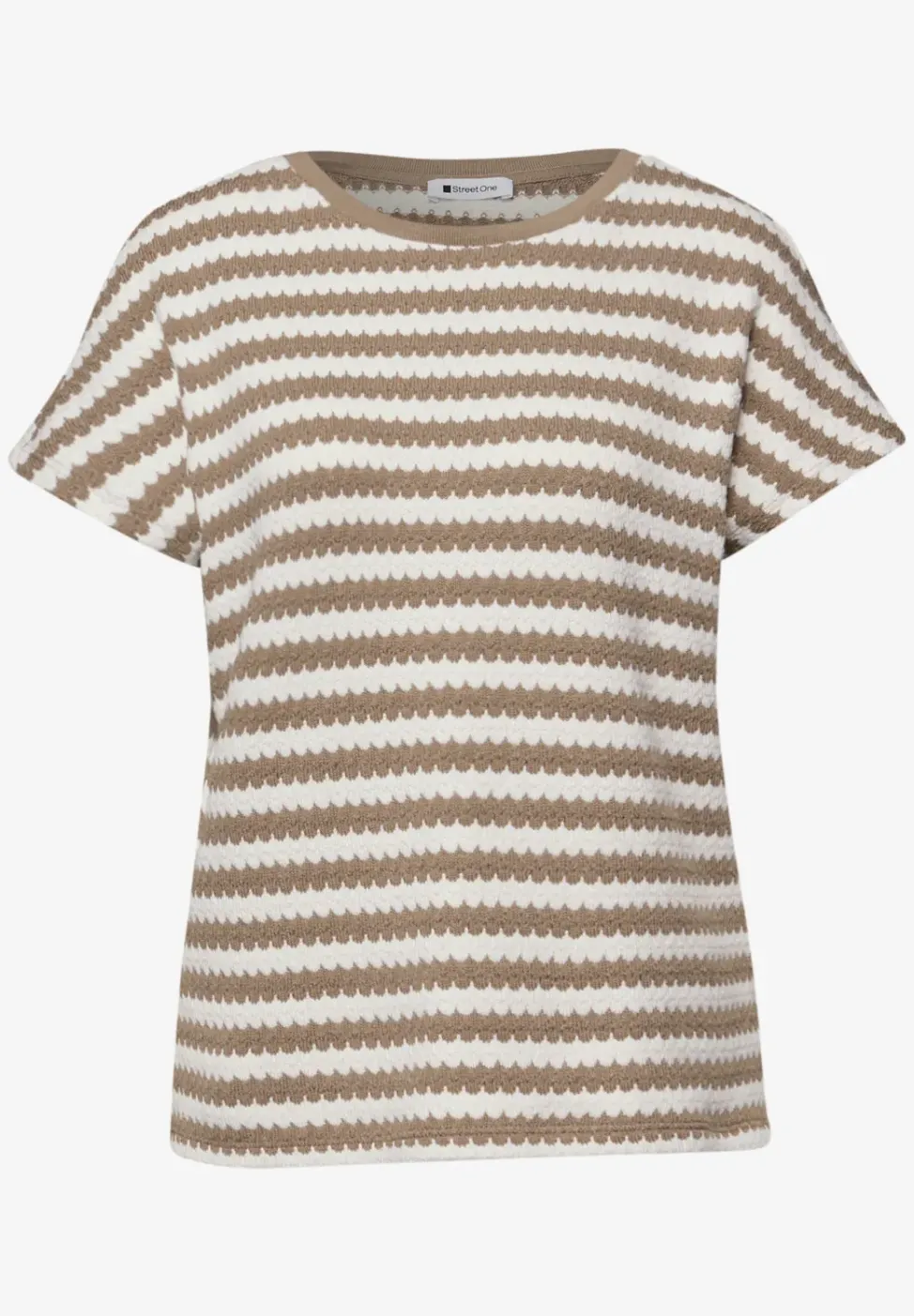 Dropped Shoulder Shirt mit Streifen