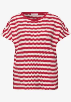 Dropped Shoulder Shirt mit Streifen