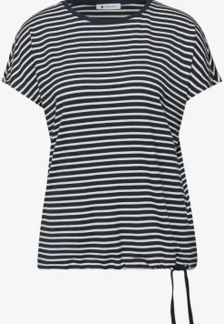 Dropped Shoulder Shirt mit Streifen