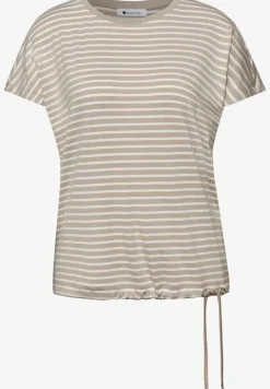 Dropped Shoulder Shirt mit Streifen