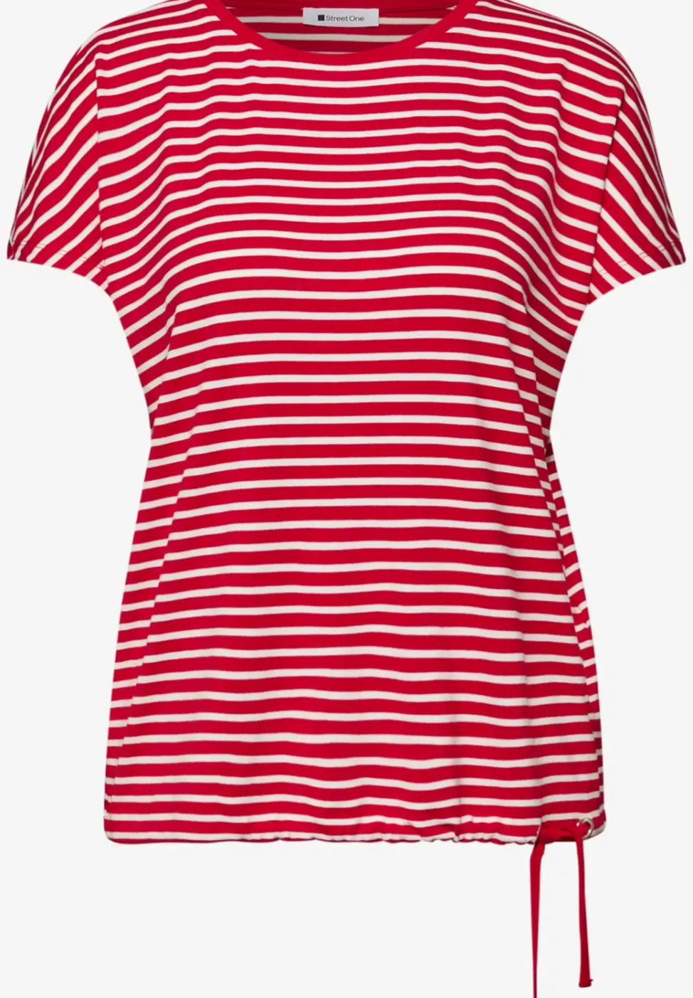Dropped Shoulder Shirt mit Streifen