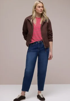 Dropped Shoulder Shirt mit Streifen