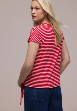 Dropped Shoulder Shirt mit Streifen