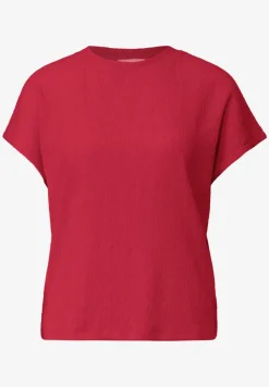 Dropped Shoulder Shirt mit Strukturmix