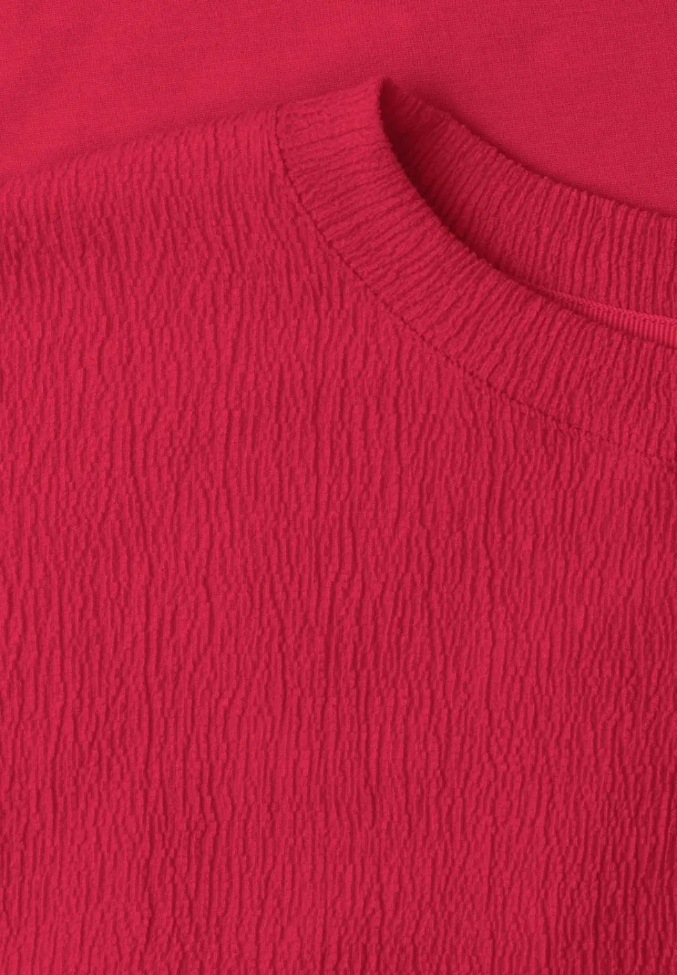 Dropped Shoulder Shirt mit Strukturmix