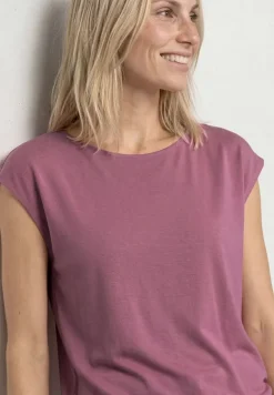 Dropped Shoulder Shirt mit U-Boot-Ausschnitt