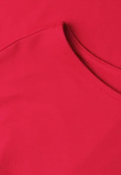 Dropped Shoulder Shirt mit U-Boot-Ausschnitt