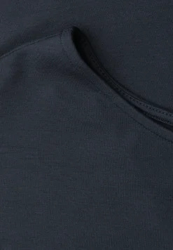 Dropped Shoulder Shirt mit U-Boot-Ausschnitt