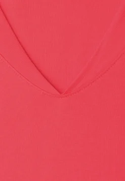 Dropped Shoulder Shirt mit V-Neck