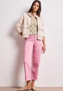 Dropped Shoulder Shirt mit V-Neck