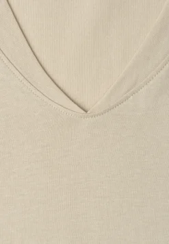 Dropped Shoulder Shirt mit V-Neck