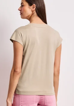 Dropped Shoulder Shirt mit V-Neck