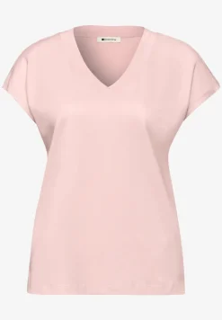 Dropped Shoulder Shirt mit V-Neck