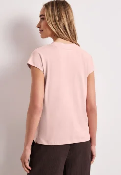 Dropped Shoulder Shirt mit V-Neck