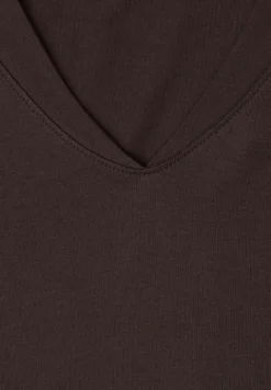 Dropped Shoulder Shirt mit V-Neck