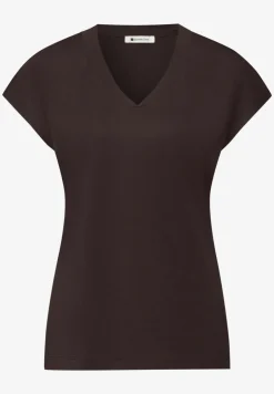 Dropped Shoulder Shirt mit V-Neck