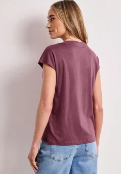 Dropped Shoulder Shirt mit V-Neck