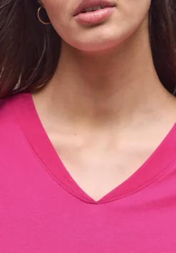 Dropped Shoulder Shirt mit V-Neck