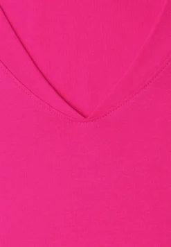 Dropped Shoulder Shirt mit V-Neck