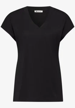 Dropped Shoulder Shirt mit V-Neck