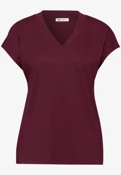 Dropped Shoulder Shirt mit V-Neck