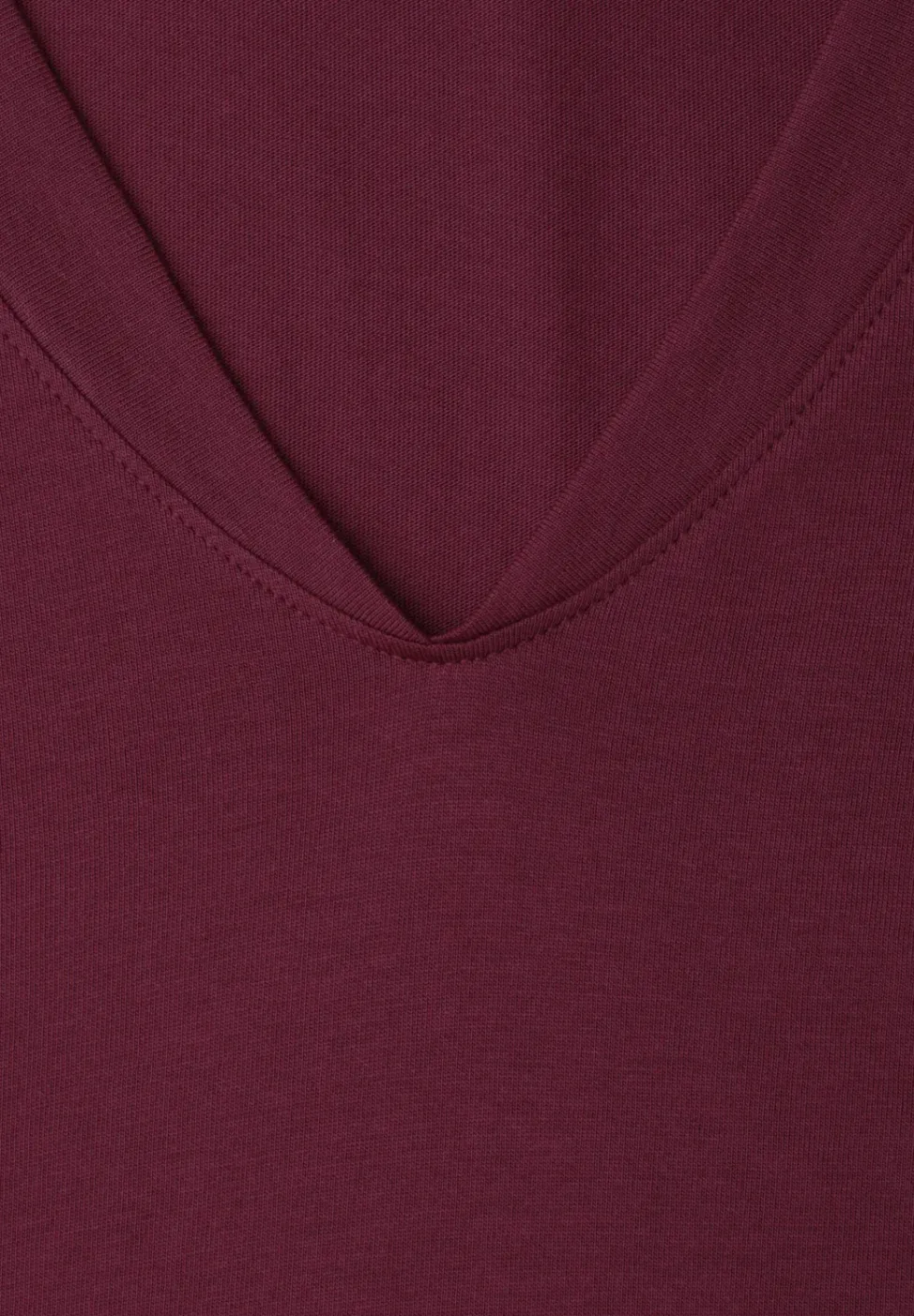 Dropped Shoulder Shirt mit V-Neck