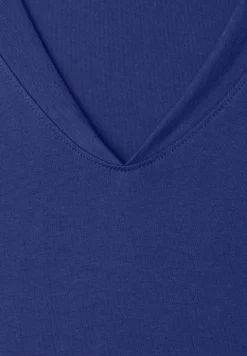 Dropped Shoulder Shirt mit V-Neck