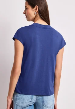 Dropped Shoulder Shirt mit V-Neck