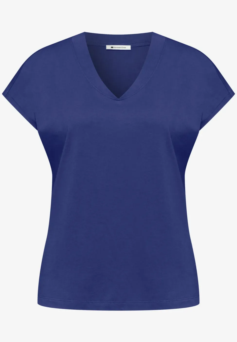 Dropped Shoulder Shirt mit V-Neck