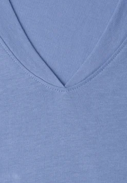 Dropped Shoulder Shirt mit V-Neck