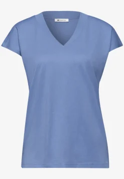Dropped Shoulder Shirt mit V-Neck