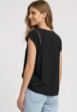 Dropped Shoulder Shirt mit V-Neck