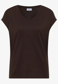 Dropped Shoulder Shirt mit V-Neck