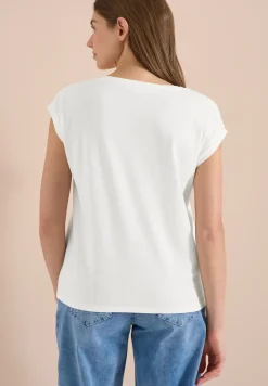 Dropped Shoulder Shirt mit V-Neck